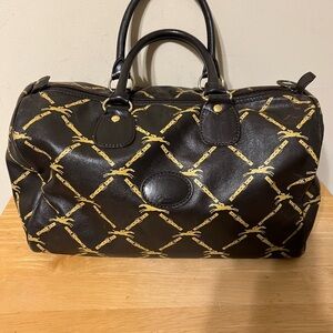Longchamp Vintage Leather Satchel